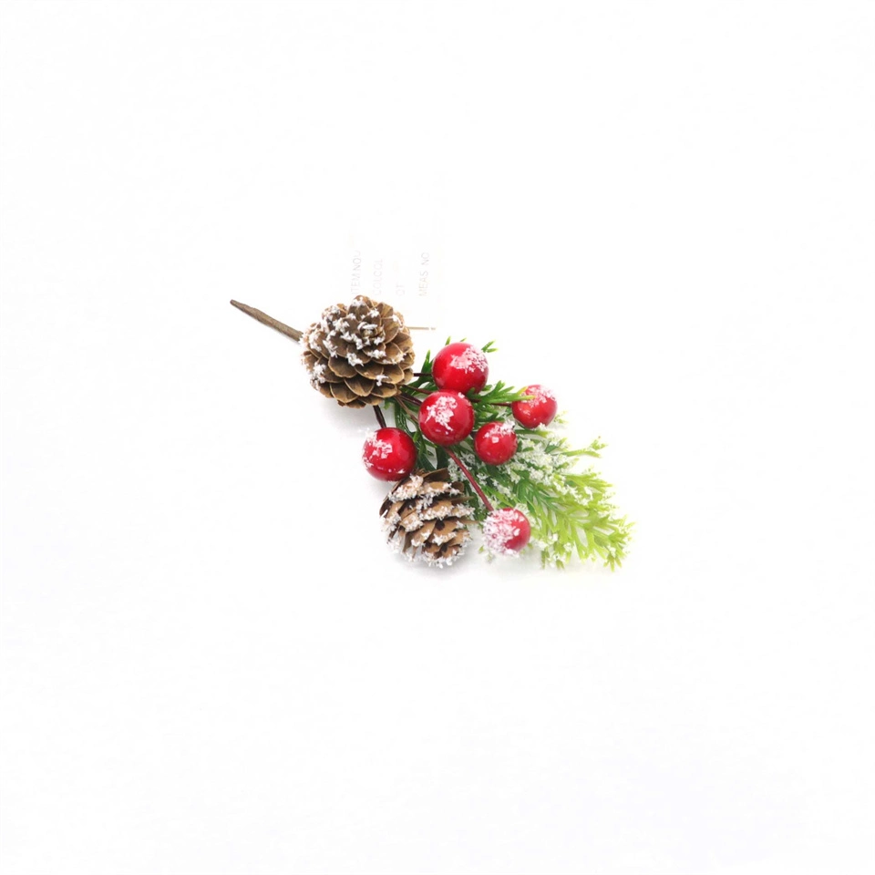 Hot Foam Cranberry Artificial Flower Christmas Tree Decoration Cuttings Picks