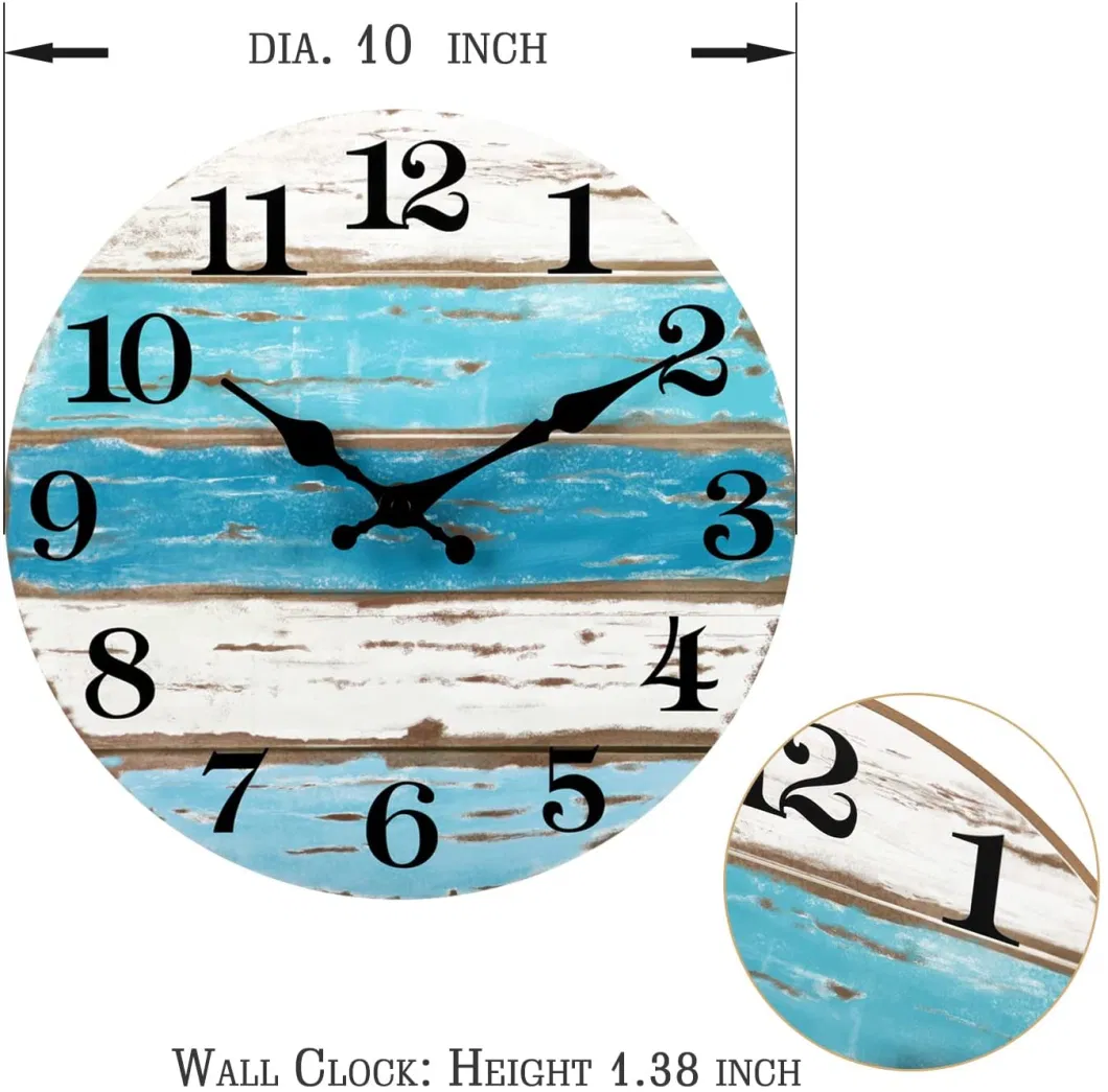 Custom Islamic Design Print Acrylic Wall Clock Glass Wall Clock Interior Decoration Painting Round Wall Art