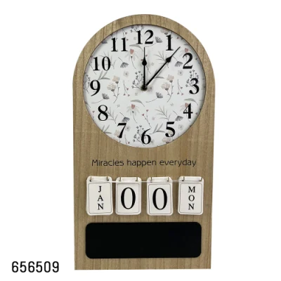 Orologio da parete con calendario in legno di grandi dimensioni per fattoria, alimentato a batteria, silenzioso, senza ticchettio, orologio rustico in legno per esterni, decorazione per la casa per la cucina